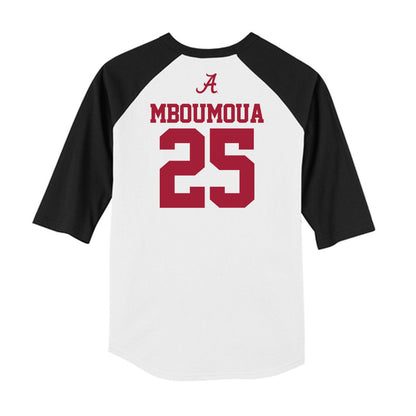 Alabama - NCAA Football : Steve Mboumoua - USA Raglan Raglan Shirt-1