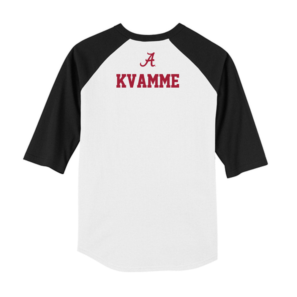 Alabama - NCAA Women's Gymnastics : Kylee Kvamme - USA Raglan Raglan Shirt-1