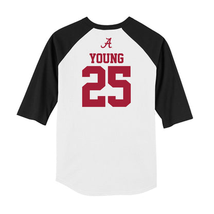 Alabama - NCAA Football : Richard Young - USA Raglan Raglan Shirt-1