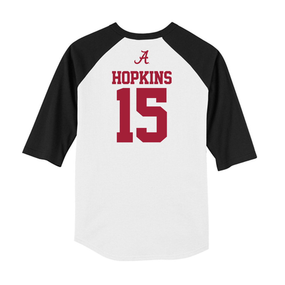 Alabama - NCAA Women's Volleyball : Lily Hopkins - USA Raglan Raglan Shirt-1