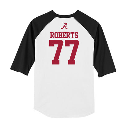 Alabama - NCAA Football : Jaeden Roberts - USA Raglan Raglan Shirt-1