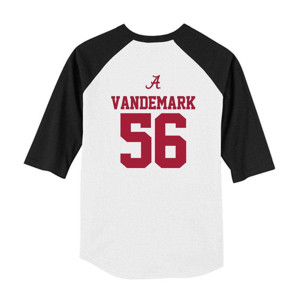 Alabama - NCAA Football : Geno VanDeMark - USA Raglan Youth Raglan T-Shirt-1