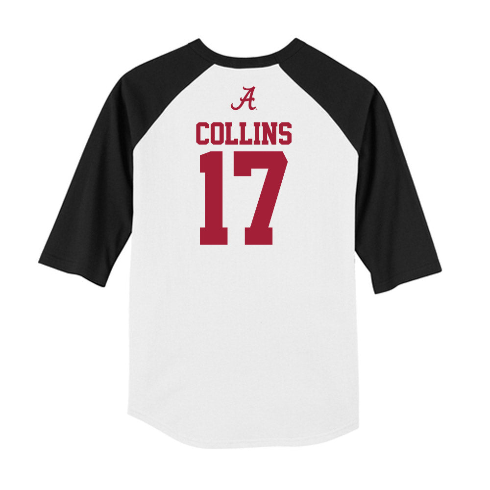 Alabama - NCAA Football : Kelby Collins - USA Raglan Raglan Shirt-1