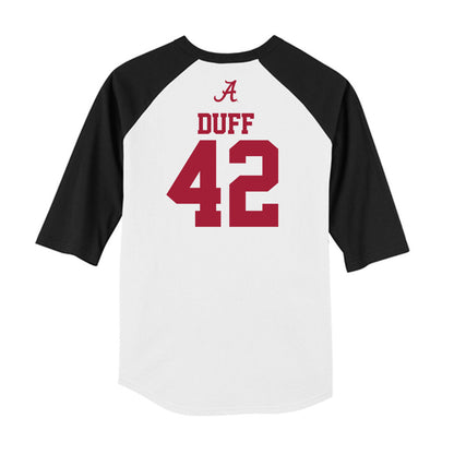 Alabama - NCAA Baseball : Ahmaad Duff - USA Raglan Raglan Shirt-1