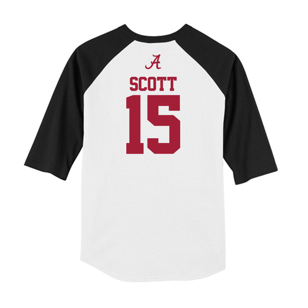 Alabama - NCAA Women's Basketball : Ta'Mia Scott - USA Raglan Raglan Shirt-1