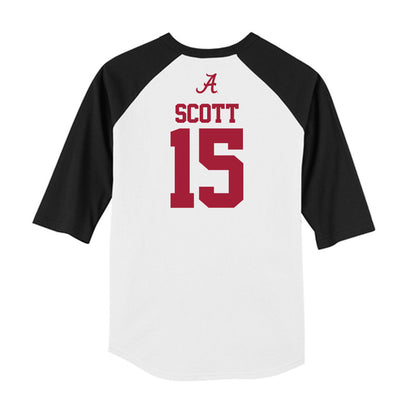 Alabama - NCAA Women's Basketball : Ta'Mia Scott - USA Raglan Raglan Shirt-1