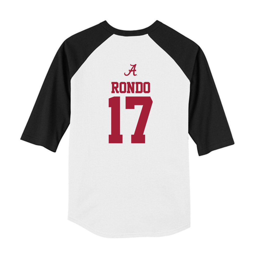 Alabama - NCAA Women's Volleyball : Ryelle Rondo - USA Raglan Youth Raglan T-Shirt-1