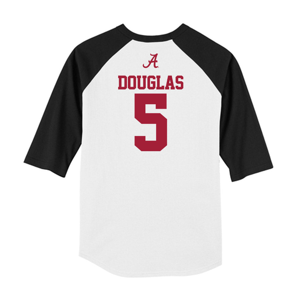 Alabama - NCAA Women's Basketball : Reychel Douglas - USA Raglan Raglan Shirt-1