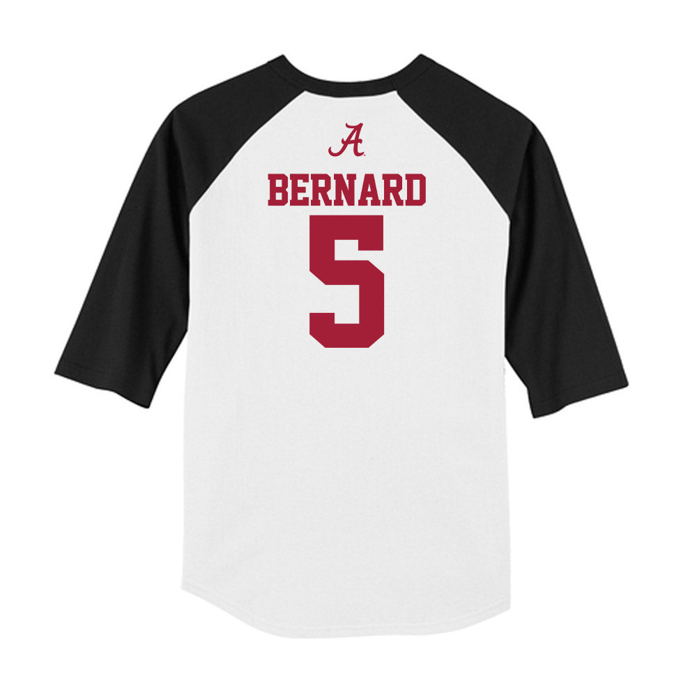 Alabama - NCAA Football : Germie Bernard - USA Raglan Raglan Shirt-1