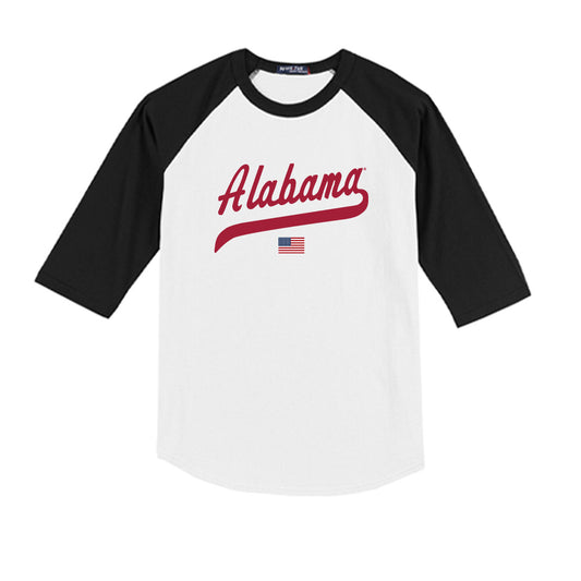 Alabama - NCAA Women's Volleyball : Lily Gervase - USA Raglan Youth Raglan T-Shirt-0