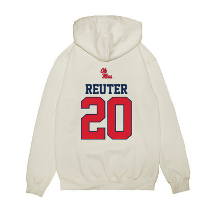 Ole Miss - NCAA Baseball : Collin Reuter - USA Premium Hooded Sweatshirt-1