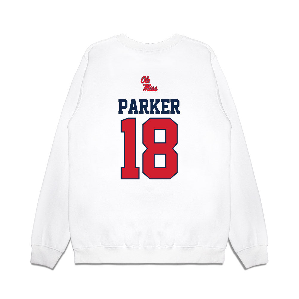 Ole Miss - NCAA Baseball : Greyson Parker - USA Premium Crewneck Sweatshirt-1
