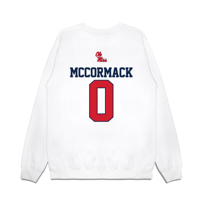 Ole Miss - NCAA Baseball : Brady McCormack - USA Premium Crewneck Sweatshirt-1