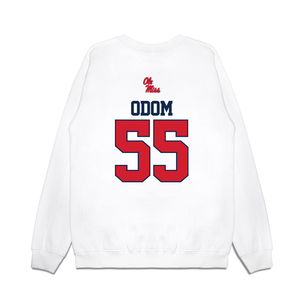 Ole Miss - NCAA Baseball : Leo Odom - USA Premium Crewneck Sweatshirt-1