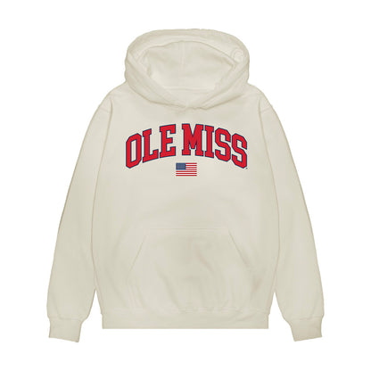 Ole Miss - NCAA Baseball : Collin Reuter - USA Premium Hooded Sweatshirt-0