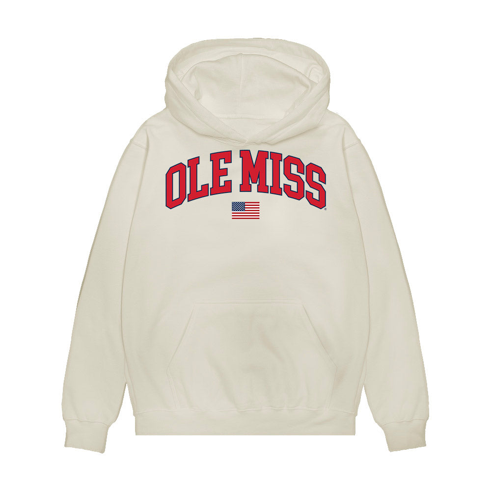 Ole Miss - NCAA Baseball : Tate Sirmans - USA Premium Hooded Sweatshirt-0