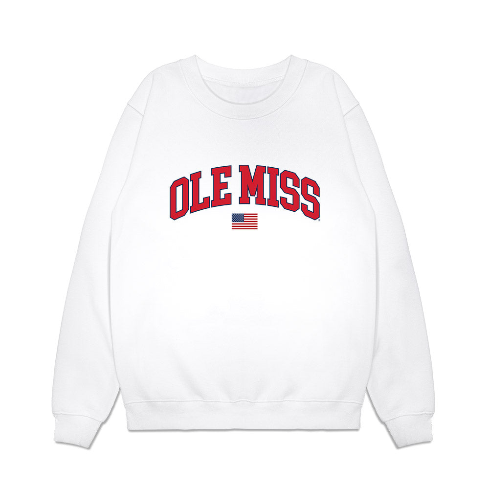 Ole Miss - NCAA Baseball : Greyson Parker - USA Premium Crewneck Sweatshirt-0