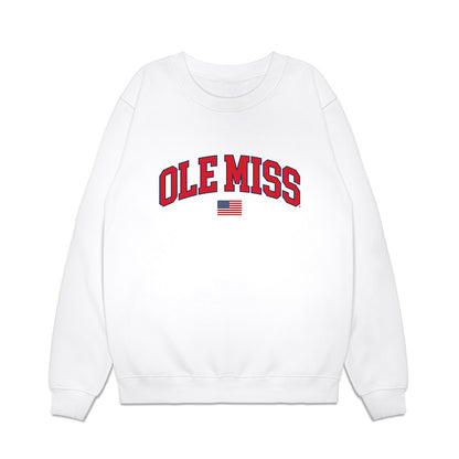 Ole Miss - NCAA Baseball : Leo Odom - USA Premium Crewneck Sweatshirt-0