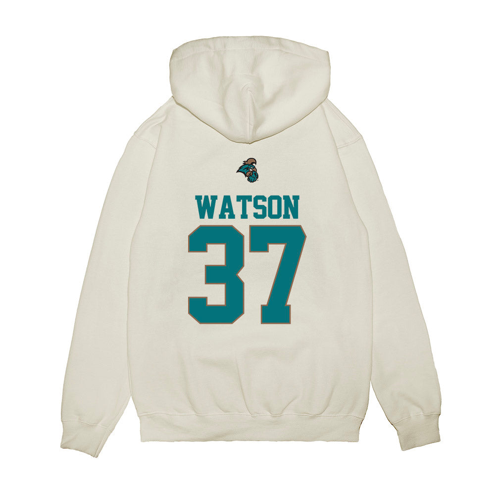 Coastal Carolina - NCAA Baseball : Kye Watson - USA Premium Hooded Sweatshirt-1