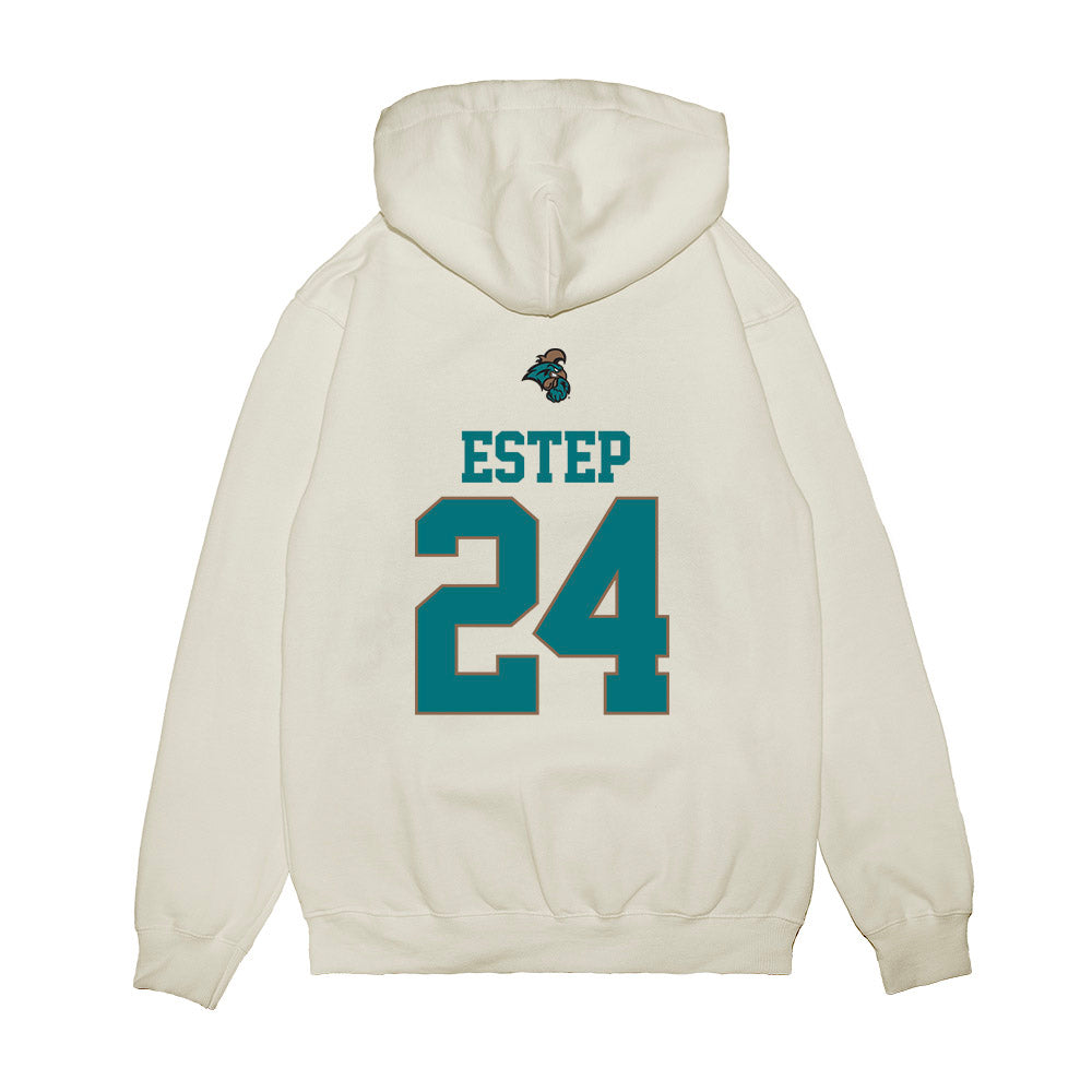 Coastal Carolina - NCAA Baseball : Brice Estep - USA Premium Hooded Sweatshirt-1