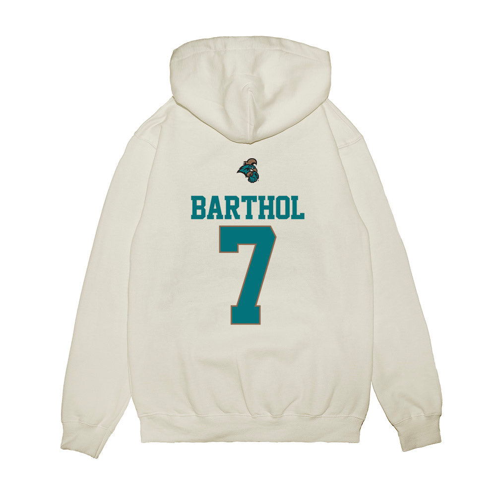 Coastal Carolina - NCAA Baseball : Blake Barthol - USA Premium Hooded Sweatshirt-1