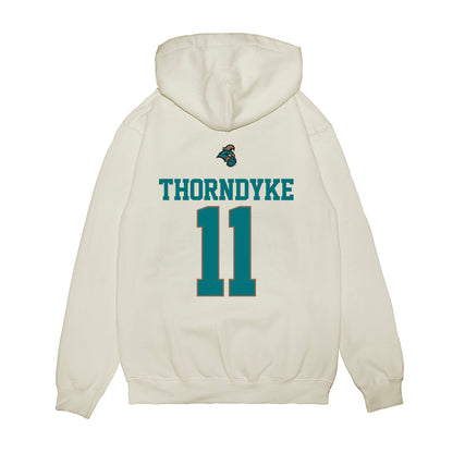 Coastal Carolina - NCAA Baseball : Colby Thorndyke - USA Premium Hooded Sweatshirt-1