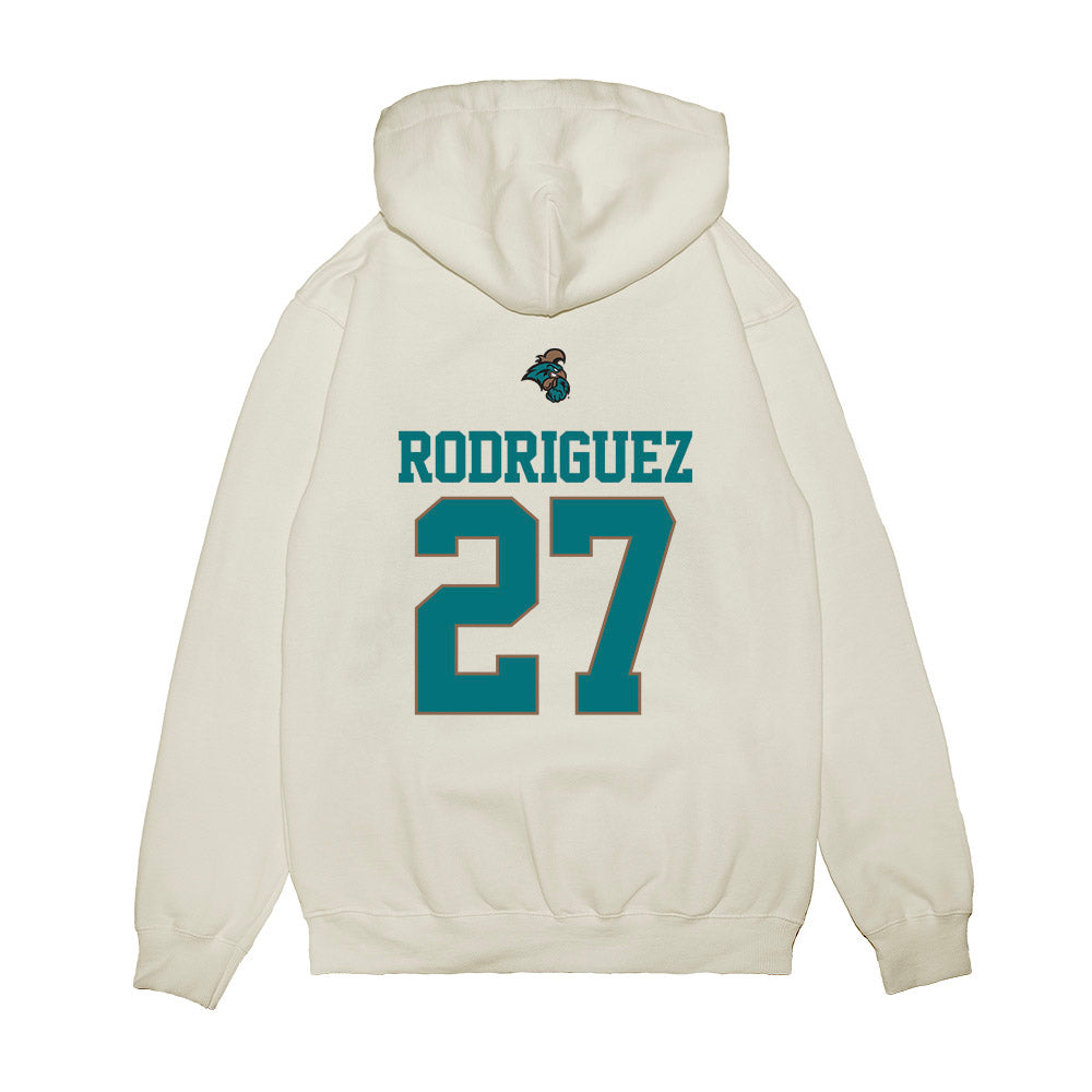 Coastal Carolina - NCAA Baseball : Freddy Rodriguez - USA Premium Hooded Sweatshirt-1