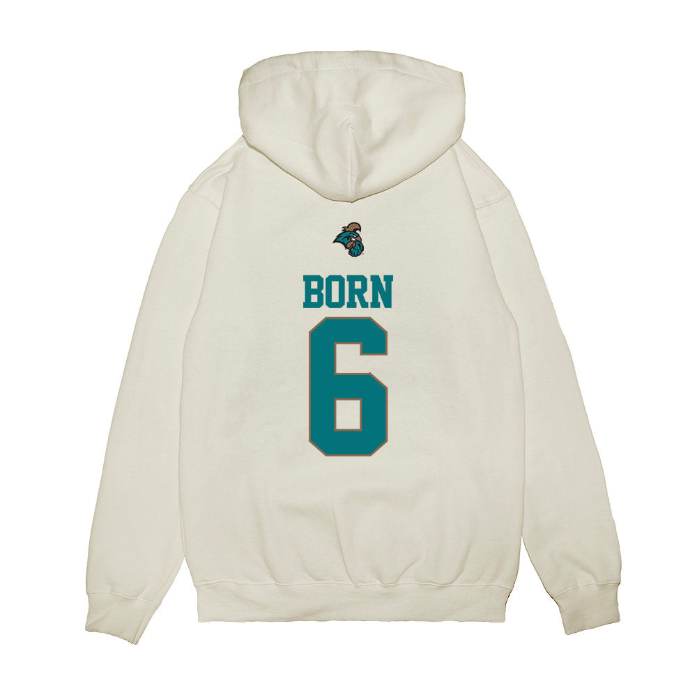 Coastal Carolina - NCAA Baseball : Chad Born - USA Premium Hooded Sweatshirt-1