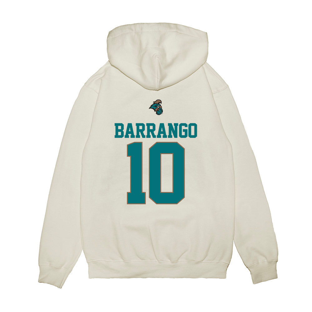 Coastal Carolina - NCAA Baseball : Ty Barrango - USA Premium Hooded Sweatshirt-1