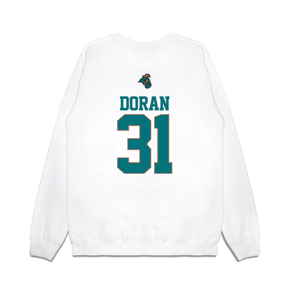 Coastal Carolina - NCAA Baseball : Scott Doran - USA Premium Crewneck Sweatshirt-1