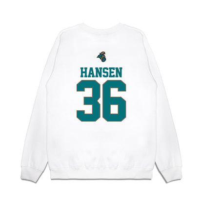 Coastal Carolina - NCAA Baseball : Dylan Hansen - USA Premium Crewneck Sweatshirt-1