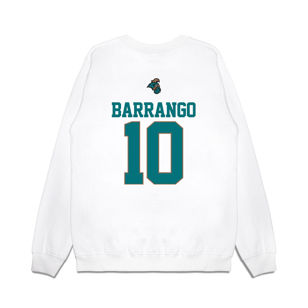 Coastal Carolina - NCAA Baseball : Ty Barrango - USA Premium Crewneck Sweatshirt-1