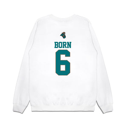 Coastal Carolina - NCAA Baseball : Chad Born - USA Premium Crewneck Sweatshirt-1