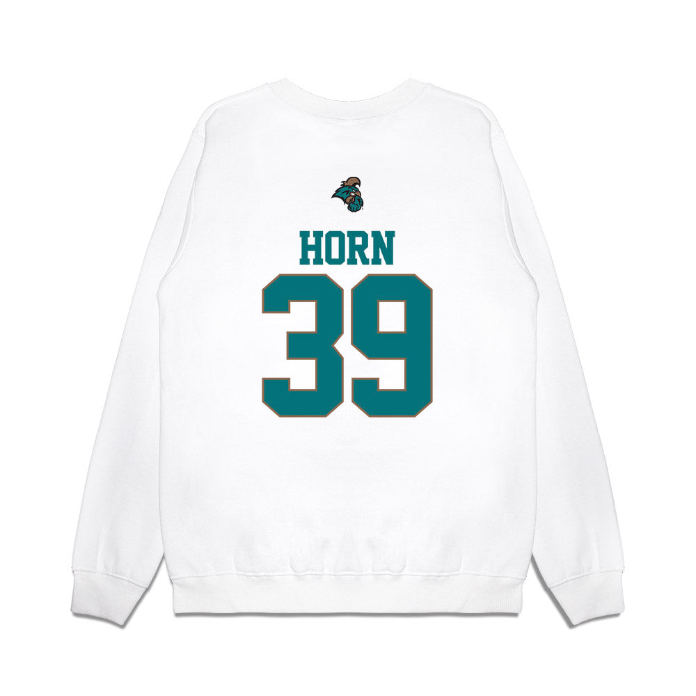 Coastal Carolina - NCAA Baseball : Darin Horn - USA Premium Crewneck Sweatshirt-1