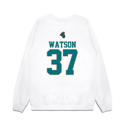 Coastal Carolina - NCAA Baseball : Kye Watson - USA Premium Crewneck Sweatshirt-1