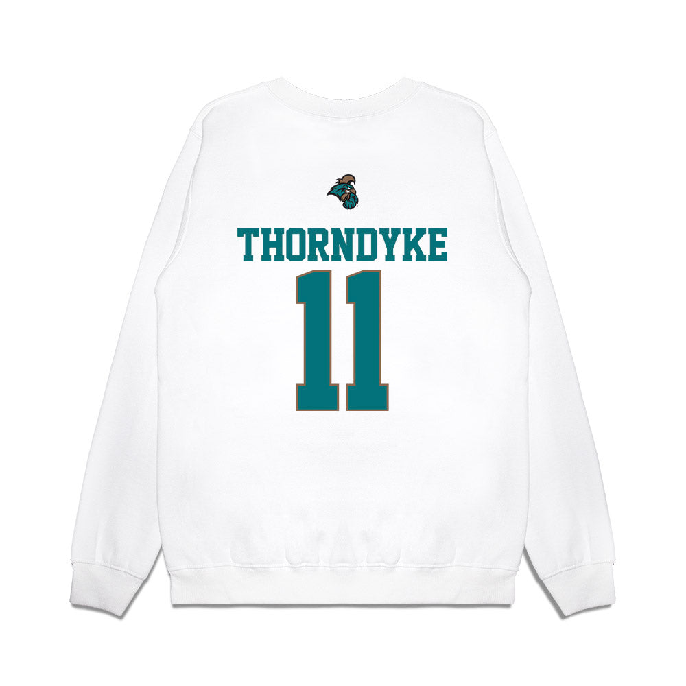 Coastal Carolina - NCAA Baseball : Colby Thorndyke - USA Premium Crewneck Sweatshirt-1