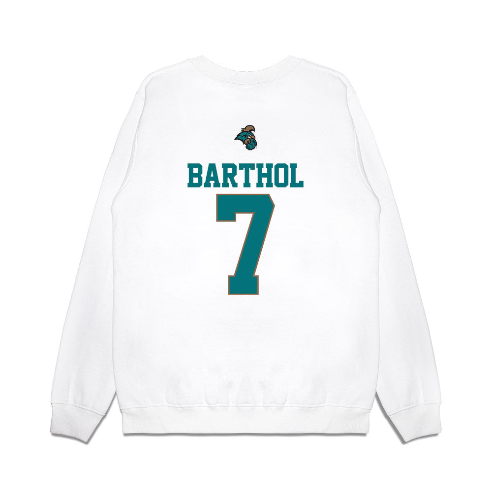 Coastal Carolina - NCAA Baseball : Blake Barthol - USA Premium Crewneck Sweatshirt-1