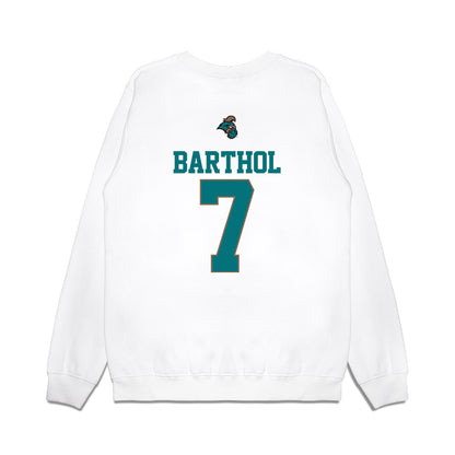 Coastal Carolina - NCAA Baseball : Blake Barthol - USA Premium Crewneck Sweatshirt-1