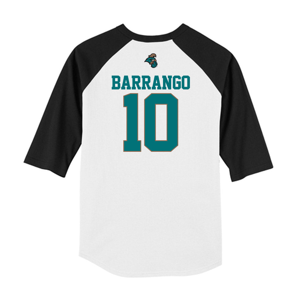 Coastal Carolina - NCAA Baseball : Ty Barrango - USA Raglan Shirt-1