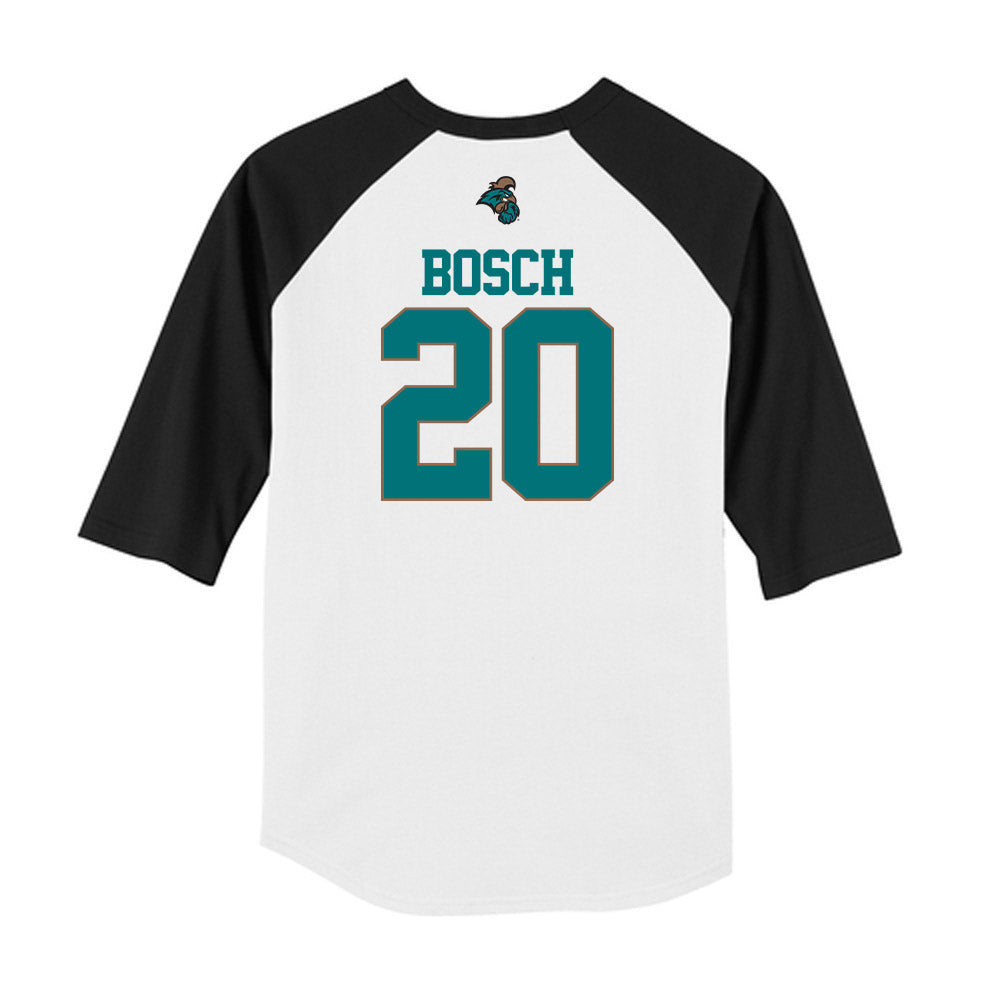 Coastal Carolina - NCAA Baseball : Case Bosch - USA Raglan Shirt-1