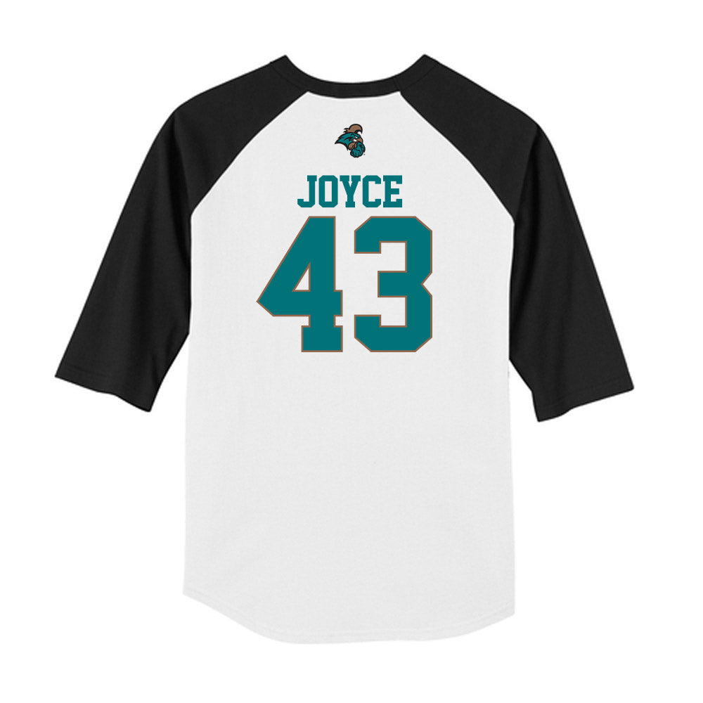 Coastal Carolina - NCAA Baseball : Matt Joyce - USA Raglan Shirt-1