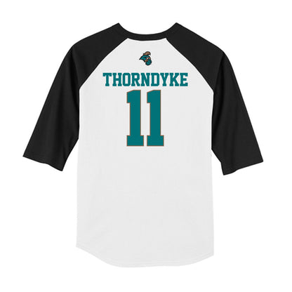 Coastal Carolina - NCAA Baseball : Colby Thorndyke - USA Raglan Shirt-1
