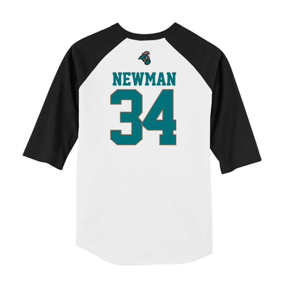 Coastal Carolina - NCAA Baseball : Dawson Newman - USA Raglan Shirt-1