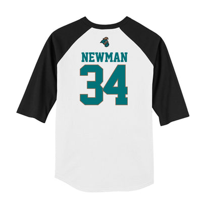 Coastal Carolina - NCAA Baseball : Dawson Newman - USA Raglan Shirt-1