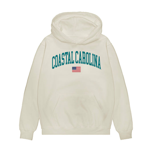 Coastal Carolina - NCAA Baseball : Chance Mako - USA Premium Hooded Sweatshirt-0