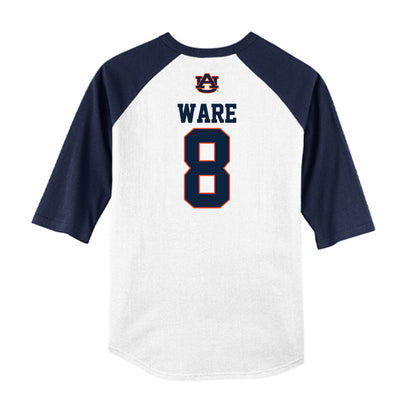 Auburn - NCAA Baseball : Bryson Ware - USA Raglan Raglan Shirt-1