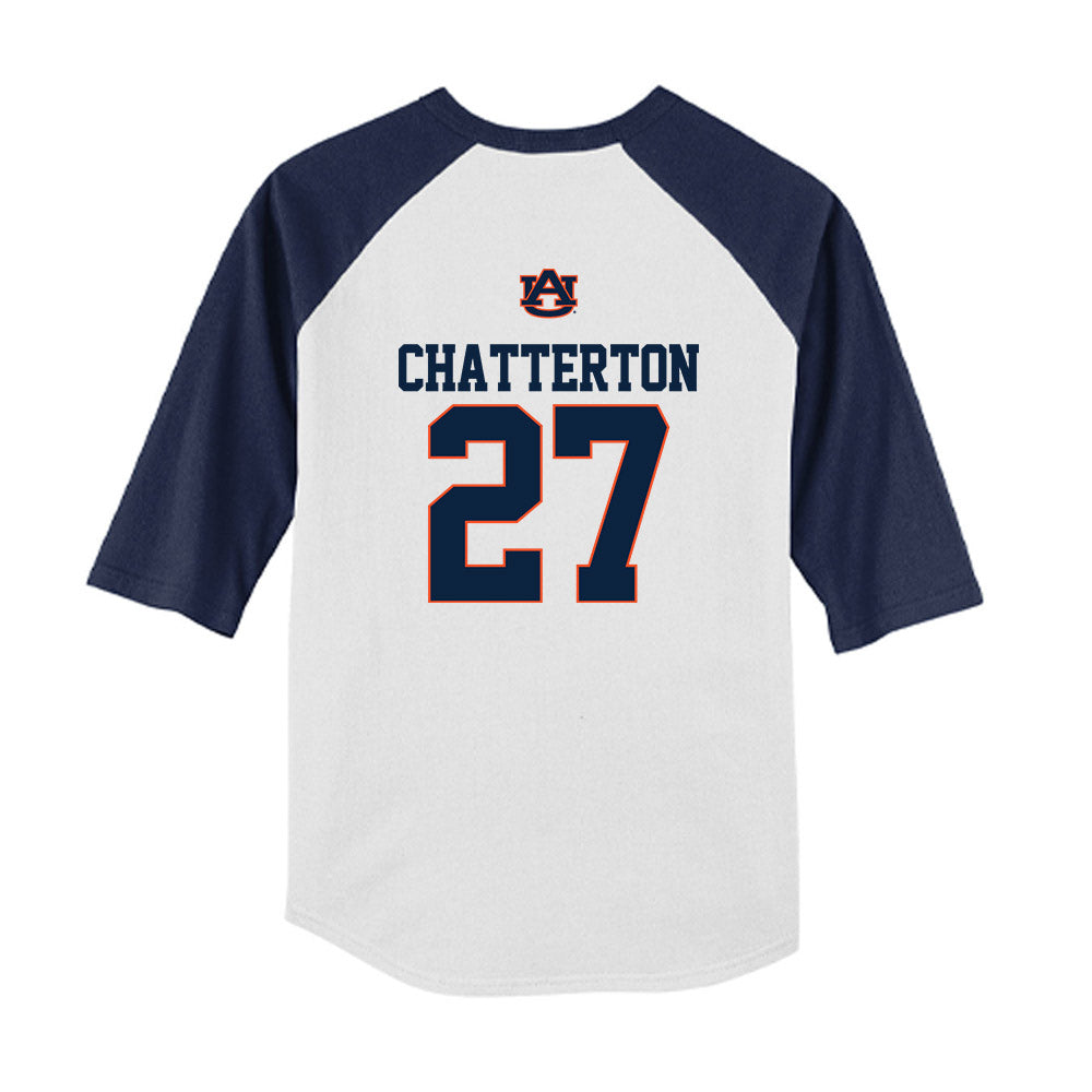 Auburn - NCAA Baseball : Christian Chatterton - USA Raglan Youth Raglan T-Shirt-1