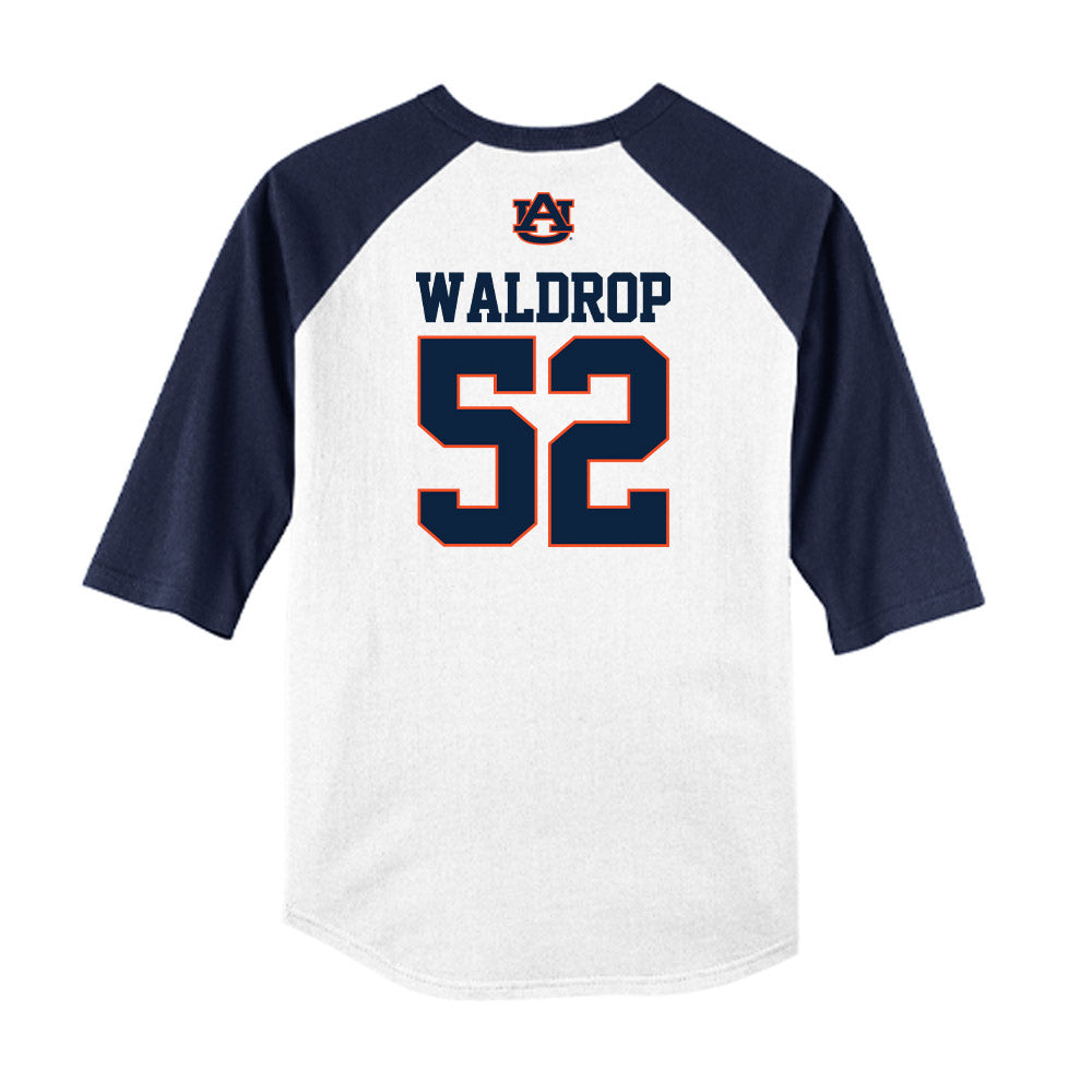 Auburn - NCAA Baseball : Tanner Waldrop - USA Raglan Raglan Shirt-1