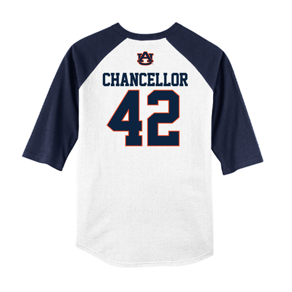 Auburn - NCAA Baseball : Abe Chancellor - USA Raglan Raglan Shirt-1
