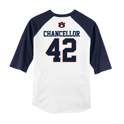 Auburn - NCAA Baseball : Abe Chancellor - USA Raglan Raglan Shirt-1